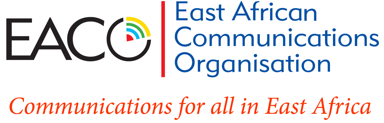 EACO logo text EACO East African Communications Organistaion - Communications for all in East Africa