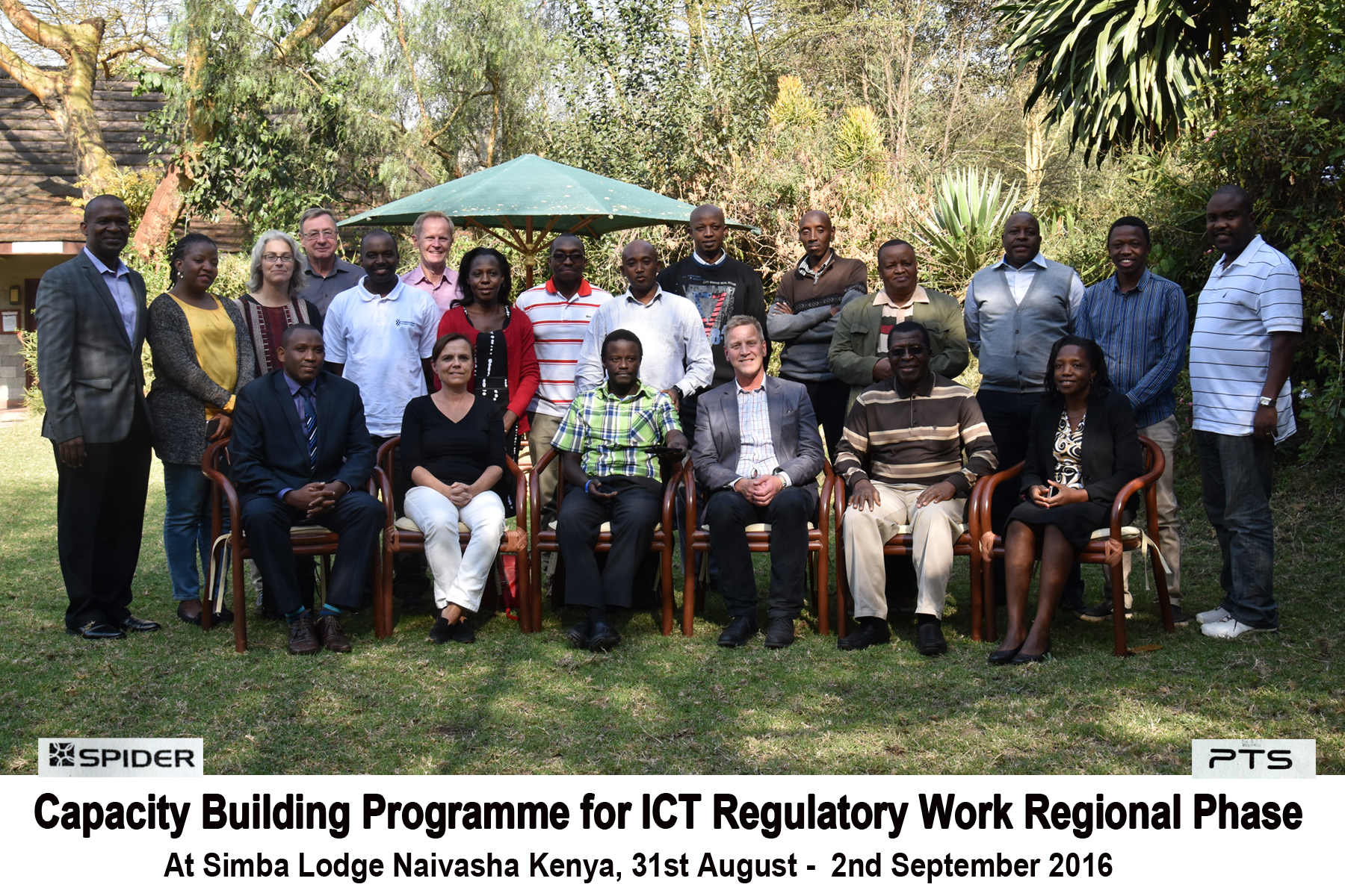 Group picture of pilot programme participants regional phase